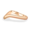 Ocea - Curved Wedding Band - 18k Rose Gold