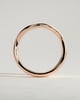 Ocea -  Wave Band Wedding Ring - 18k Rose Gold