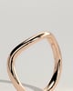 Ocea -  Wave Band Wedding Ring - 18k Rose Gold