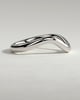 Ocea -  Wave Band Wedding Ring - 18k White Gold