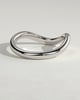 Ocea -  Wave Band Wedding Ring - 18k White Gold