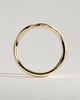 Ocea -  Wave Band Wedding Ring - 18k Yellow Gold