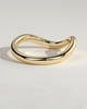 Ocea -  Wave Band Wedding Ring - 18k Yellow Gold