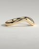 Ocea -  Wave Band Wedding Ring - 18k Yellow Gold