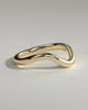 Ocea -  Wave Band Wedding Ring - 18k Yellow Gold