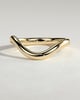 Ocea -  Wave Band Wedding Ring - 18k Yellow Gold