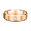 Oscar Mens Wedding Ring - 9k Rose Gold