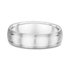 Patrick Mens Wedding Ring - 9k White Gold