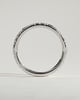 Peggy - Two Third Spaced Clustered Pave Band Wedding Ring - 18k White Gold