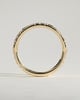 Peggy - Two Third Spaced Clustered Pave Band Wedding Ring - 18k Yellow Gold