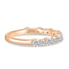 Petra - Half Eternity Wedding Ring - 18k Rose Gold