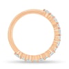 Petra - Half Eternity Wedding Ring - 18k Rose Gold