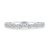 Petra - Half Eternity Wedding Ring - 18k White Gold