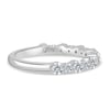 Petra - Half Eternity Wedding Ring - 18k White Gold