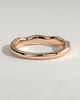 Peyton - Mixed Size Pave Band with Milgrain Wedding Ring - 18k Rose Gold