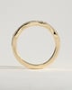 Peyton - Mixed Size Pave Band with Milgrain Wedding Ring - 18k Yellow Gold