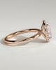 Phoebe  Oval Halo - 18k Rose Gold