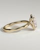 Phoebe  Oval Halo - 18k Yellow Gold