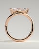Pia - Marquise Solitaire with Twist Band - 18k Rose Gold