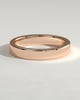 Piper -  Flat Cigar Band Wedding Ring - 18k Rose Gold
