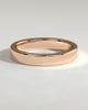 Piper -  Flat Cigar Band Wedding Ring - 18k Rose Gold