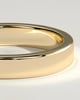 Piper -  Flat Cigar Band Wedding Ring - 18k Yellow Gold