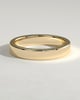 Piper -  Flat Cigar Band Wedding Ring - 18k Yellow Gold
