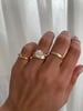 Piper - Cigar Band Wedding Ring Lifestyle Image