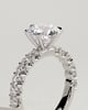 Quinn  6 Claw Round Solitaire - 18k White Gold
