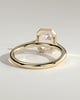 Rachel  Bezel Set Radiant Solitaire - 18k Yellow Gold
