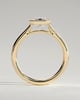 Rachel  Bezel Set Radiant Solitaire - 18k Yellow Gold