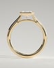 Rachel  Bezel Set Radiant Solitaire - 18k Yellow Gold