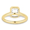 Rachel  Bezel Set Radiant Solitaire - 18k Yellow Gold