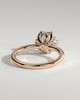 Rita  6 Claw Round Solitaire - 18k Rose Gold