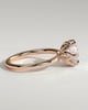 Rita  6 Claw Round Solitaire - 18k Rose Gold