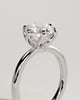 Rita  6 Claw Round Solitaire - 18k White Gold