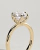 Rita  6 Claw Round Solitaire - 18k Yellow Gold