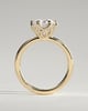 Rita  6 Claw Round Solitaire - 18k Yellow Gold