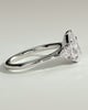 Rosalia - Pear Trilogy with Cathedral Setting - 18k White Gold