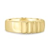 Rose - Fluted Cigar Ring - 18k Yellow Gold
