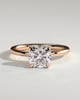 Rosie  4 Claw Cushion Solitaire - 18k Rose Gold