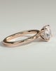 Rosie  4 Claw Cushion Solitaire - 18k Rose Gold