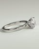 Rosie  4 Claw Cushion Solitaire - 18k White Gold