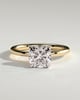 Rosie  4 Claw Cushion Solitaire - 18k Yellow Gold / 18k White Gold