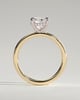 Rosie  4 Claw Cushion Solitaire - 18k Yellow Gold / 18k White Gold