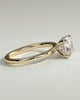 Rosie  4 Claw Cushion Solitaire - 18k Yellow Gold