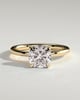 Rosie  4 Claw Cushion Solitaire - 18k Yellow Gold