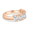 Sabrina - Pear Alternating Eternity Ring - 18k Rose Gold