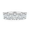 Sabrina - Pear Alternating Eternity Ring - 18k White Gold