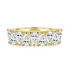 Sabrina - Pear Alternating Eternity Ring - 18k Yellow Gold